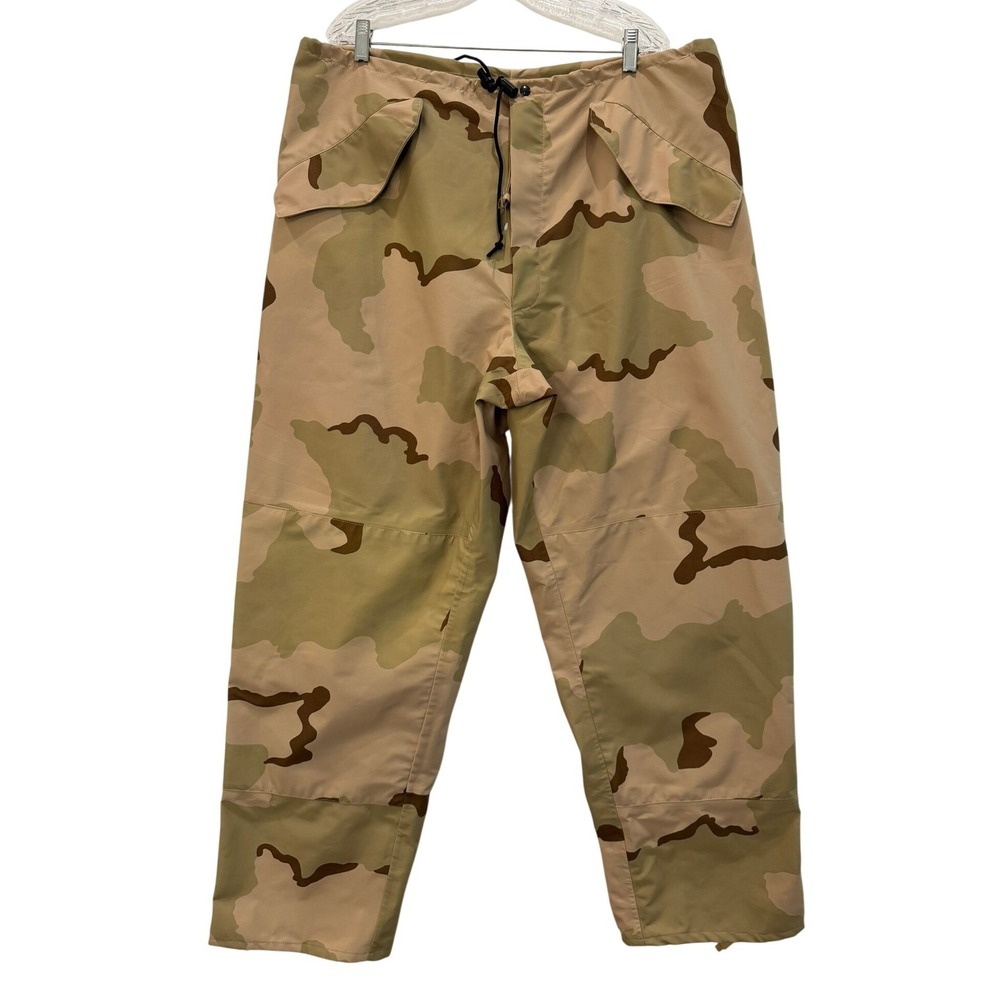 US Military ECWCS Desert Camo Gore-Tex Waterproof Windproof Large Long